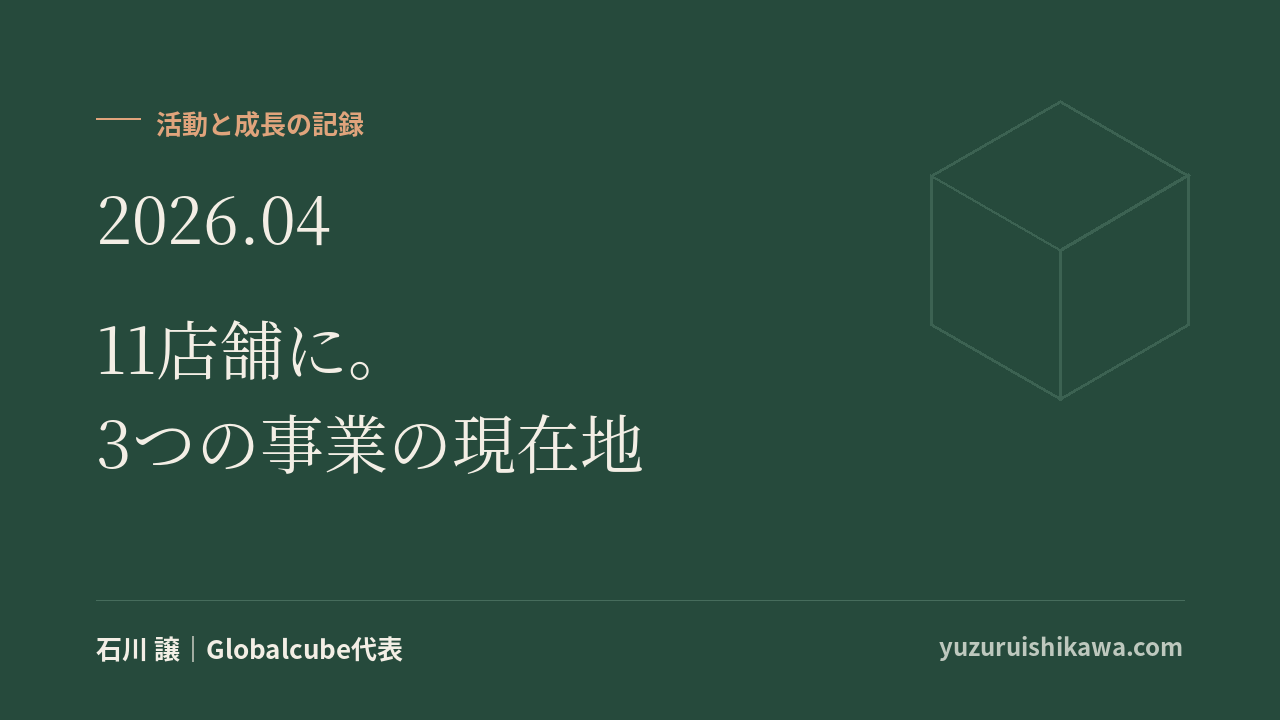 活動と成長の記録 2026年4月